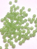 Рондели светло-зеленые, не прозрачные 3 мм