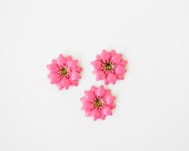 Цветок розовый 35 мм 
