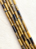 Бусины-трубочки 13*4 мм коричневый