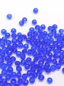 Рондели ярко-голубые, прозрачные 2,5 мм
