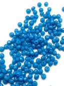 Рондели ярко-голубые, граненые 2,5 мм